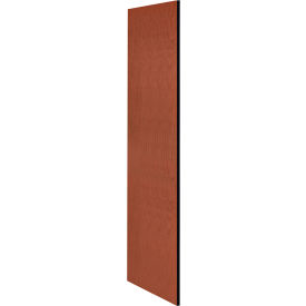 Salsbury Industries 22237CHE Side Panel 22237 for 24"D Extra Wide Designer Wood Locker without Sloping Hood Cherry image.