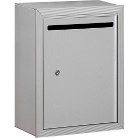 Salsbury Industries 2240AP Letter Box 2240AP - 15"W x 7-1/2"D x 19"H Standard, Surface Mounted Aluminum Private Access image.