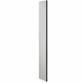 Salsbury Industries 33300GRY Side Panel 33300 - for 15"D Designer Wood Locker without Sloping Hood Gray image.