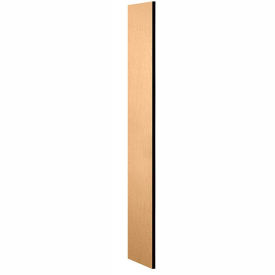 Salsbury Industries 33300MAP Side Panel 33300 - for 15"D Designer Wood Locker without Sloping Hood Maple image.