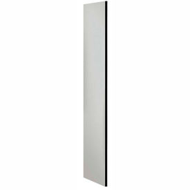 Salsbury Industries 33303GRY Side Panel 33303 - for 18"D Designer Wood Locker without Sloping Hood Gray image.