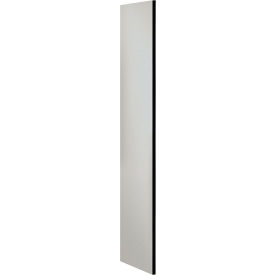 Salsbury Industries 33333GRY Side Panel 33333 - for 18"D Designer Wood Locker without Sloping Hood Gray image.