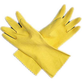 San Jamar 620-L Dishwashing Glove, Large, Yellow image.