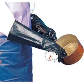 San Jamar 884*****##* PVC Pot & Sink Dishwashing Glove, 14", Elbow Length.  Priced 12 PairsPer Carton. image.