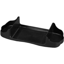 San Jamar H400CTBK Venue™ Tabletop Napkin/Condiment Caddy, Holds Disp. H4005Tbk,7"X 6-1/2"X3-1/8" H,Black Pearl image.