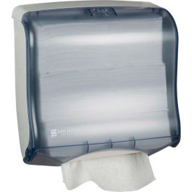 San Jamar Ultrafold Fusion Touchfree Multi/C-Fold Towel Dispenser Arctic Blue-T1755TBL 