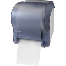 San Jamar Smart Essence Electronic Roll Towel Dispenser Classic Arctic Blue - T8400TBL 