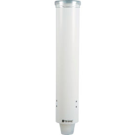 San Jamar C4160WH San Jamar C4160WH, Small Pull-Type Water Cup Dispenser, 3-5 oz., White image.