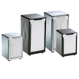 Table-Top Napkin Dispensers, 5-1/2 h x 3-3/4 w x 4 d, Chrome
