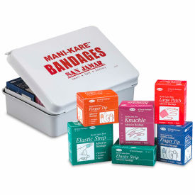 San Jamar MK0909 San Jamar MK0909, Mani-Kare® Adhesive Bandages, Value Pack w/Storage Box image.
