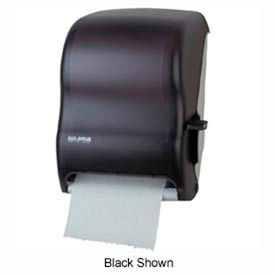 San Jamar® Lever Roll Towel Dispenser with Auto Transer - Blue - T1100TBL 