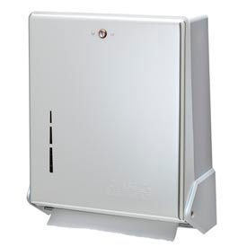 San Jamar® TrueFold® C-fold/Multifold Towel Dispenser - White - T1905WH 
