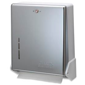 San Jamar® TrueFold® C-fold/Multifold Towel Dispenser - Chrome - T1905XC 