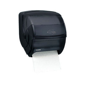 San Jamar® Integra™ Lever Roll Towel Dispenser - Black - T850TBK 