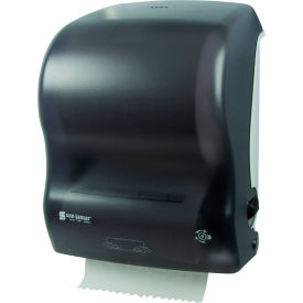 San Jamar® Simplicity Mechanical Hands Free Paper Towel Roll Dispenser Black Pearl 