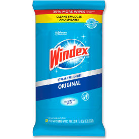 Windex Orginal Glass Wipes 38/pack Single Pack
