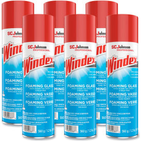 Windex® Foaming Glass Cleaner Fresh 20 oz Aerosol Spray 6/Carton