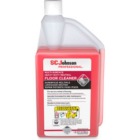 SC Johnson Professional HD Neutral Floor Cleaner Fresh Scent 32 oz. Squeeze & Pour Bottle Pk of 6