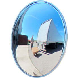 DomeVex® Round Acrylic Convex Mirror Indoor 24"" Dia. 180° Viewing Angle