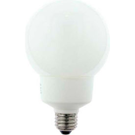 Sunshine Lighting 05358-SU Sunlite® 05358-SU SLG20/G30/50K 20W Globe CFL Light Bulb, Medium Base, Super White image.