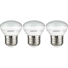 Sunshine Lighting 40457-SU Sunlite® LED R14 Bulb, 120V, 4W, 250 Lumens, Medium Screw Base, 2700K, Warm White, Pack of 3 image.