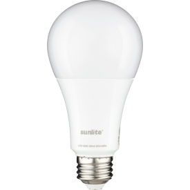 Sunshine Lighting 70327-SU Sunlite® LED A21 Bulb, 120V, 6W/12W/19W, E26 Medium Screw Base, 3000K, Warm White image.