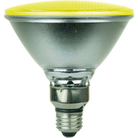 Sunshine Lighting 80045-SU Sunlite 80045-SU PAR38/LED/4W/Y 4W PAR38 Colored Reflector, Medium Base Bulb, Yellow image.