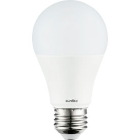 Sunshine Lighting 80126-SU Sunlite LED Light Bulb, 9W, 810 Lumens, Medium Base, 100-240V, Frost Glass Super White, 6-Pack image.