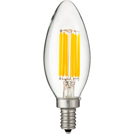 Sunshine Lighting 80445-SU Sunlite® LED B11 Bulb, 220-277V, 5W, 630 Lumens, Candelabra Screw Base, 2700K, Warm White image.