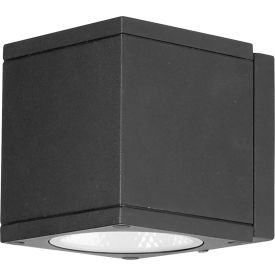 Sunshine Lighting 81291-SU Sunlite® LED Cube Up Or Down Outdoor Light Fixture, 9W, 650 Lumens, 80 CRI, Black image.