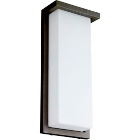 Sunshine Lighting 81481-SU Sunlite® LED Modern Wall Sconce Fixture, 20W, 1100 Lumens, 80 CRI, 14" Size, Black image.
