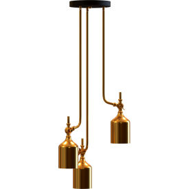 Ambiate Santo Pendant Light Fixture E26 Base 40W Black/Gold