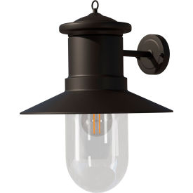 Ambiate Bolta Farmhouse Style Outdoor Wall Sconce Light Fixture E26 Medium Base 60W Black