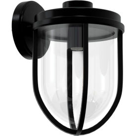 Ambiate Uccella Industrial Farmhouse Outdoor Wall Sconce Light Fixture E26 Medium Base 40W Black