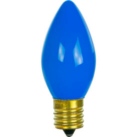 Sunlite® Incandescent Bulb with E17 Intermediate Base 7W 120V Blue Pack of 25