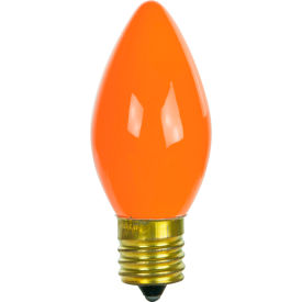 Sunlite® Incandescent Bulb with E17 Intermediate Base 7W 120V Orange Pack of 25