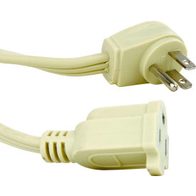 Sunlite® Medium Duty Appliance Extension Cord 14/3 Gauge 15A 125V 12L Beige/Gray