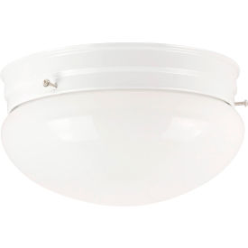 Sunlite® Round Flush Mount Ceiling Light Fixture 60W 7-15/16"" Dia. White