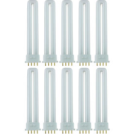 Sunlite® PL U-Bend Fluorescent Bulb 2GX7 Base 13W 720 Lumens 4100K Cool White Pack of 10