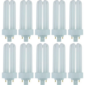 Sunlite® 4-Pin Compact Fluorescent Light Bulb GX24q3 Base 2700K 26W Warm White Pack of 10