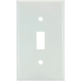 Sunlite® Toggle Switch Plate 1-Gang White Pack of 12