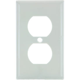 Sunlite® Duplex Switch Cover Plate 1-Gang White Pack of 12