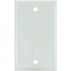 Sunlite® Blank Switch & Receptacle Plate 1-Gang White Pack of 12