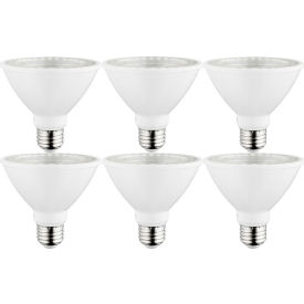 Sunlite® LED PAR30S Flood Light Bulb E26 Base 9W 850 Lumens 2700K Warm White Pack of 6