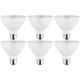 Sunlite® LED PAR30S Flood Light Bulb E26 Base 9W 850 Lumens 3000K Warm White Pack of 6