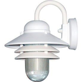 Sunlite® Nautical Style Outdoor Wall Light Fixture E26 Medium Base 60W White