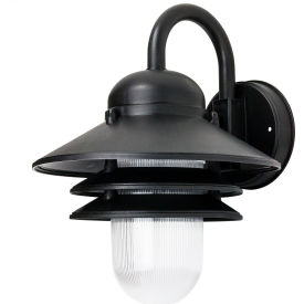 Sunlite® Nautical Style Outdoor Wall Light Fixture E26 Medium Base 60W Black