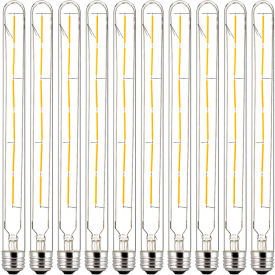 Sunlite® LED T8 Filament Light Bulb E26 Base 5W 450 Lumens 2700K Soft White Pack of 10