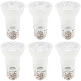 Sunlite® LED PAR16 Recessed Spotlight Bulb E26 Base 7W 500 Lumens 40K Cool White Pk of 6