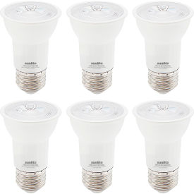 Sunlite® LED PAR16 Recessed Spotlight Bulb E26 Base 7W 500 Lumens 30K Warm White Pk of 6